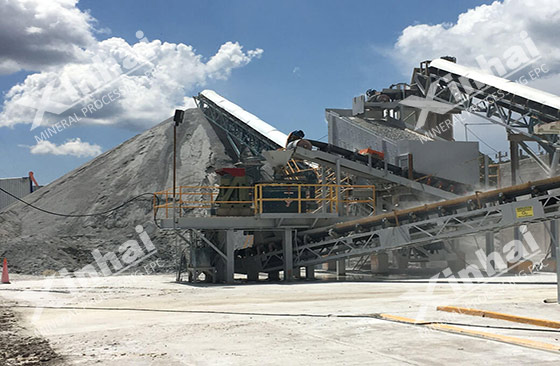 ore processing site